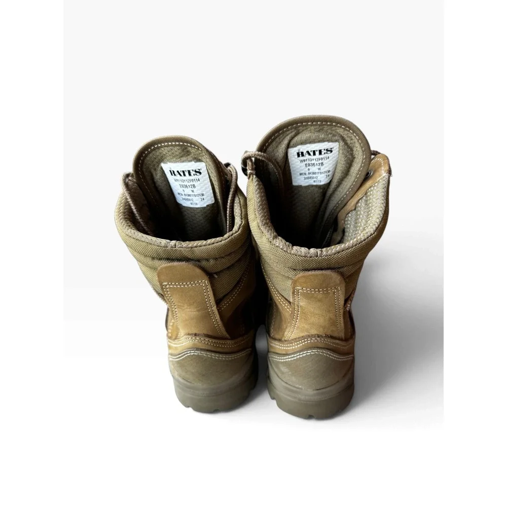 Bates E03512B USMC Lightweight Combat Boots Olive Mojave Leather Vibram Mens 9W